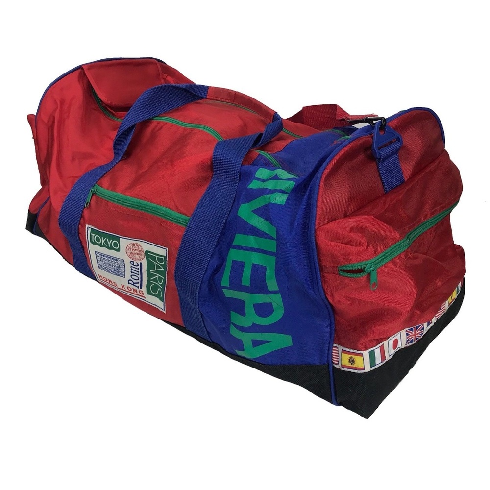 Vintage 1990 Riviera International Duffel Bag Gym